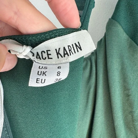 GRACE KARIN Sleeveless Turn-down Collar Fishtail High Slit Bodycon Party NEW - Picture 8 of 12